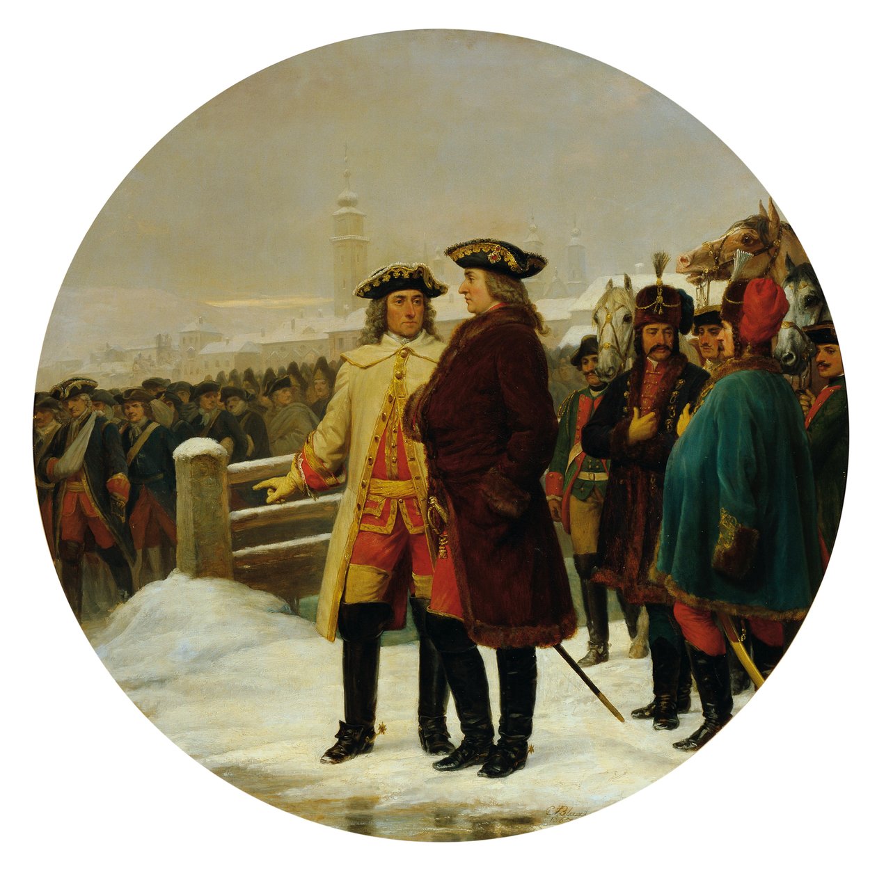 Die Kapitulation von Linz 1742 von Karl von Blaas