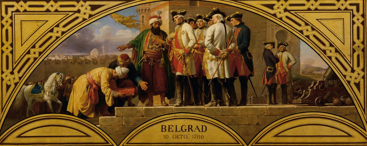 Die Übergabe von Belgrad 1789 von Karl von Blaas