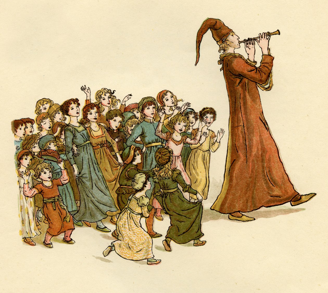 Der Rattenfänger von Hameln von Kate Greenaway