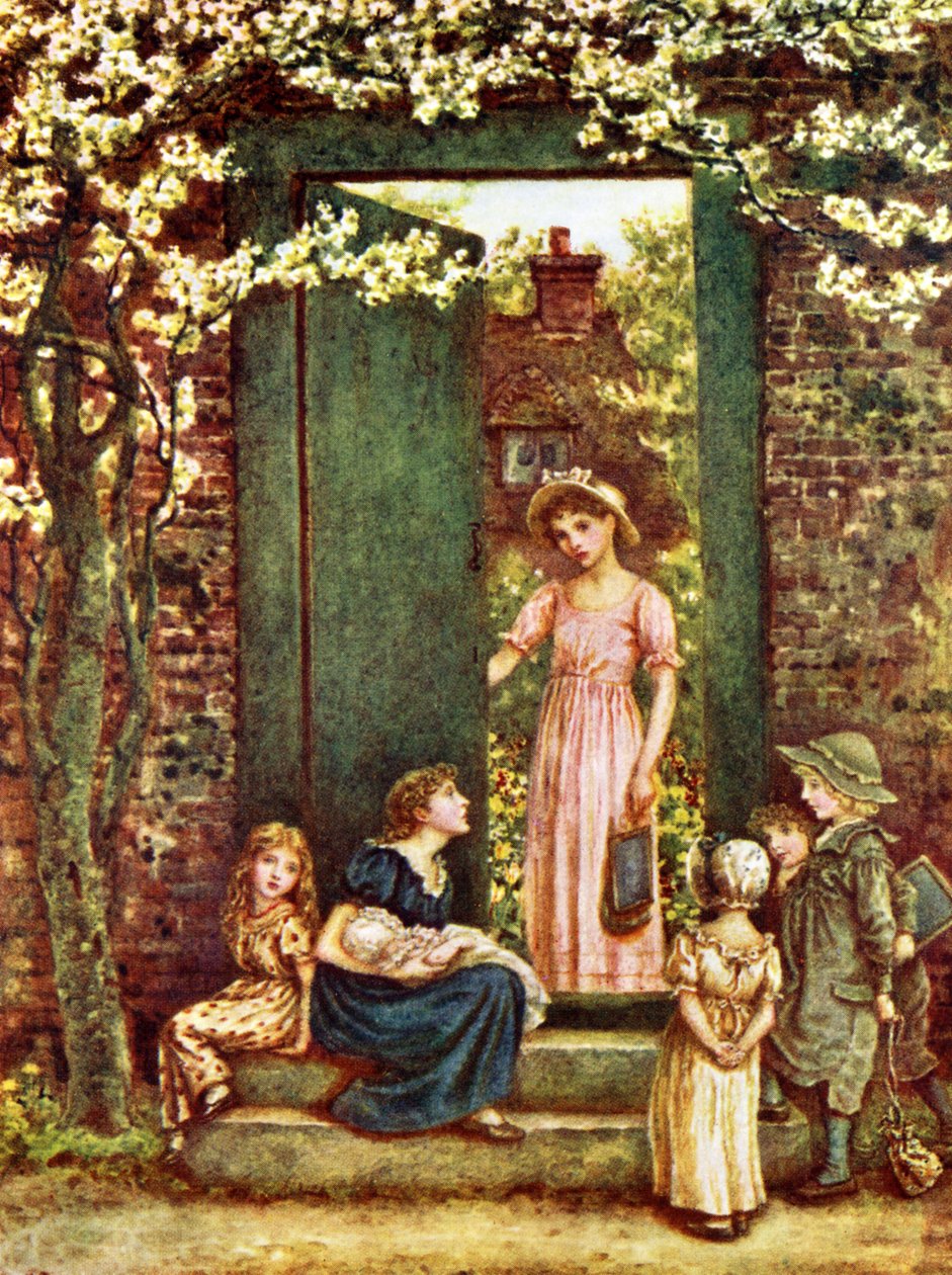 Die offene Tür von Kate Greenaway von Kate Greenaway