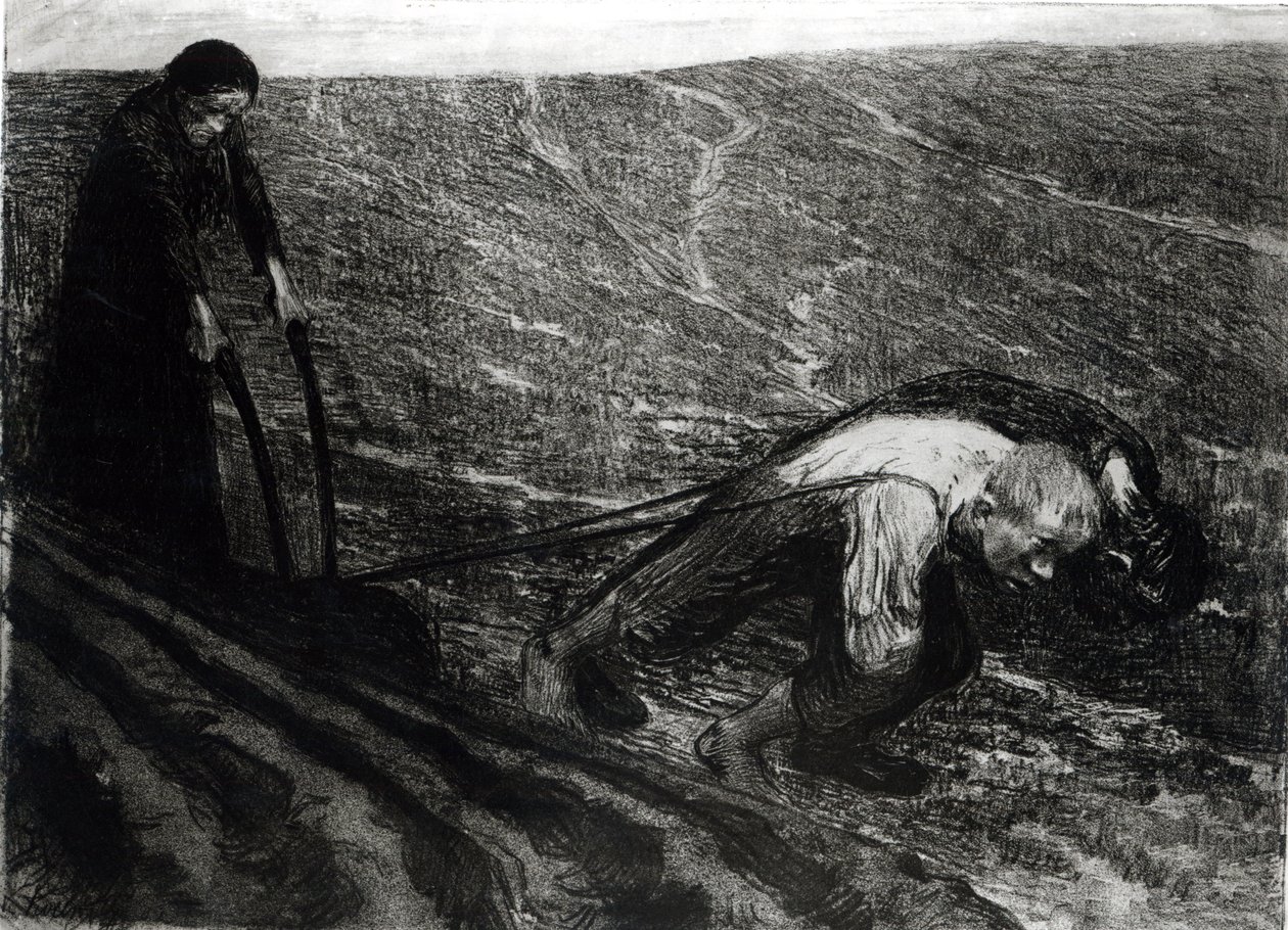 Pflüger und Frau, 1902 von Käthe Kollwitz