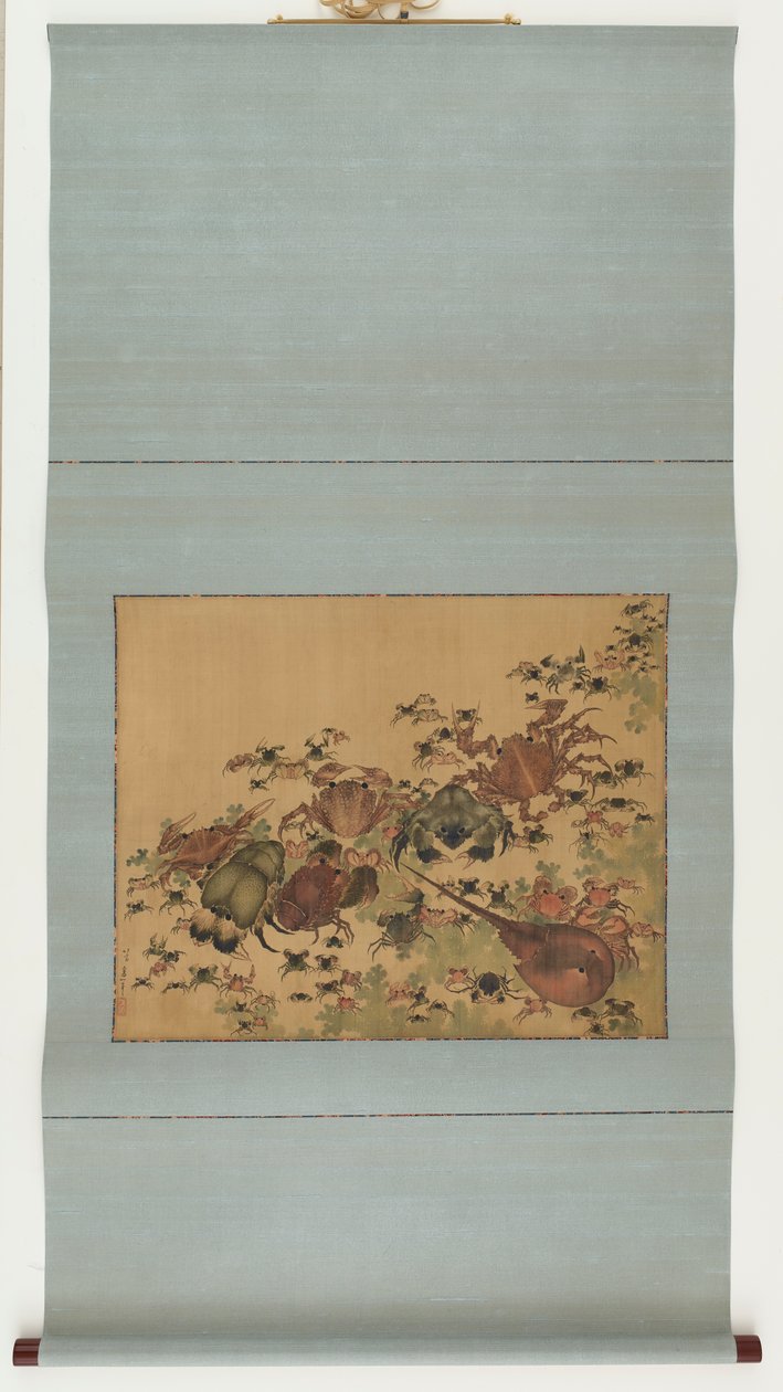 Krustentiere, Edo-Periode, 1825-1830 von Katsushika Hokusai