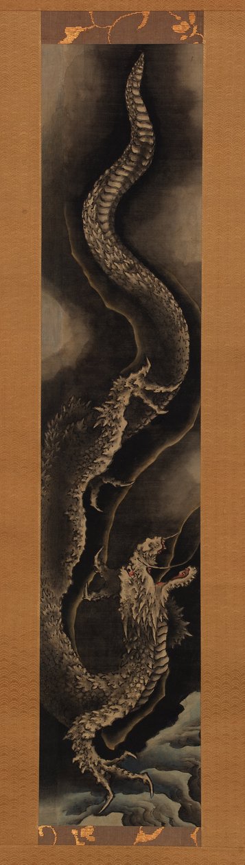 Absteigender Drache von Katsushika Hokusai