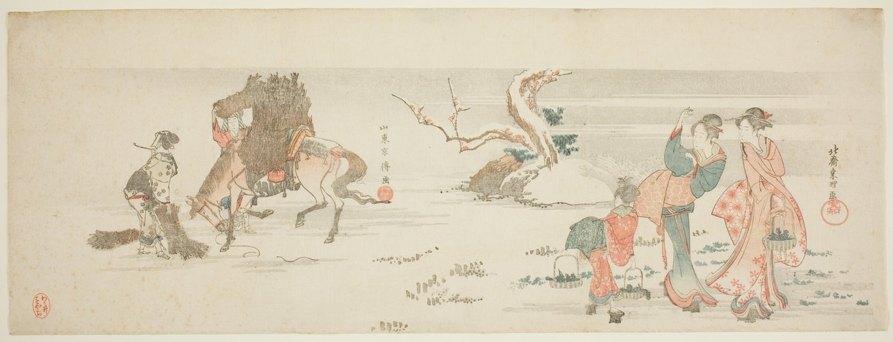 Kräuter sammeln von Katsushika Hokusai