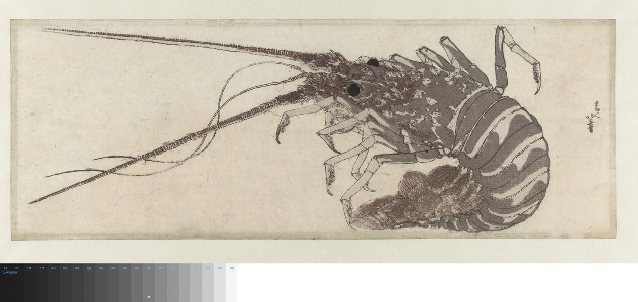 Der Hummer von Katsushika Hokusai