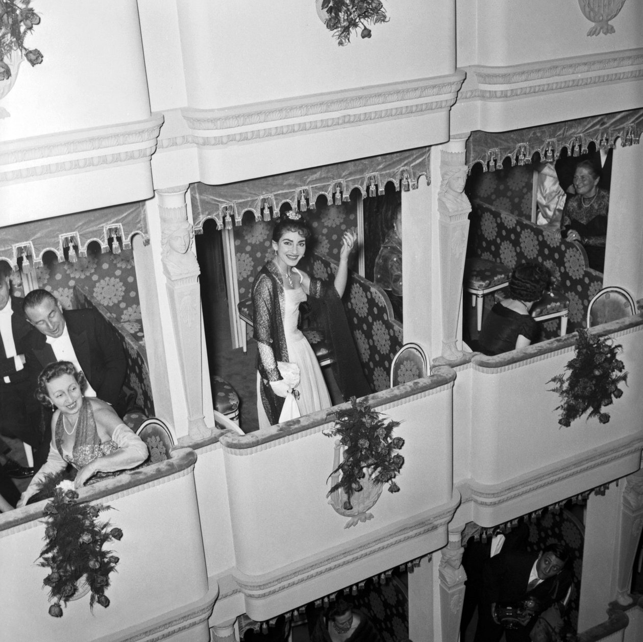Maria Callas im Piccola Scala Theater von Alec Hunter