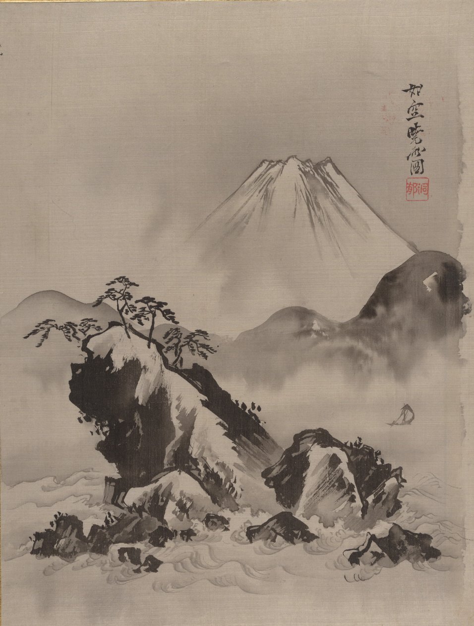 Berg Fuji, ca. 1887 von Kawanabe Kyosai