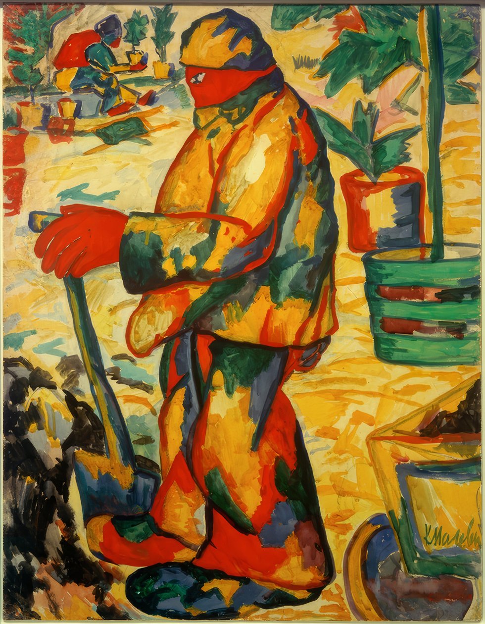 Gärtner von Kazimir Severinovich Malevich