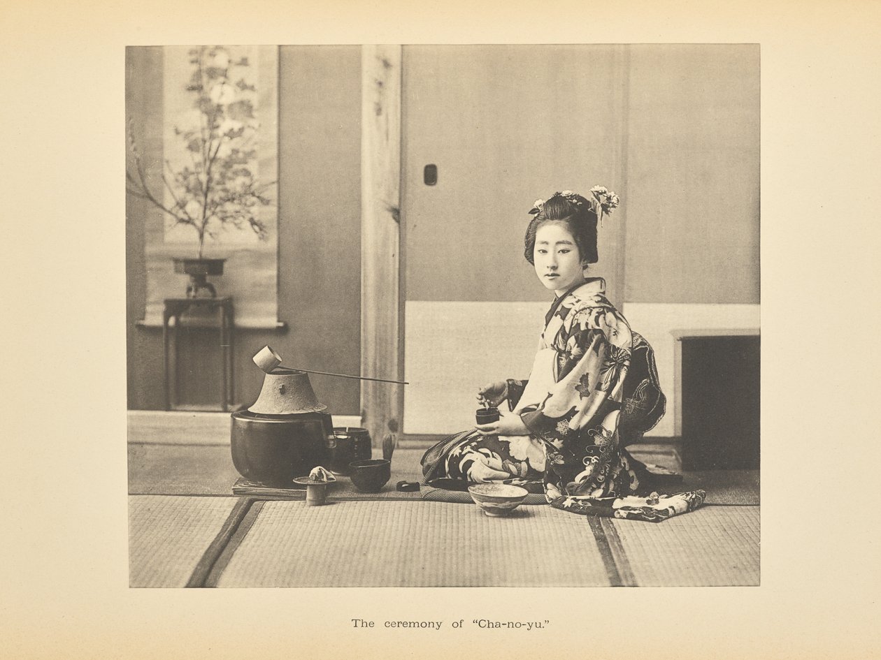 Die Zeremonie des "Cha-no-yu" von Kazumasa Ogawa