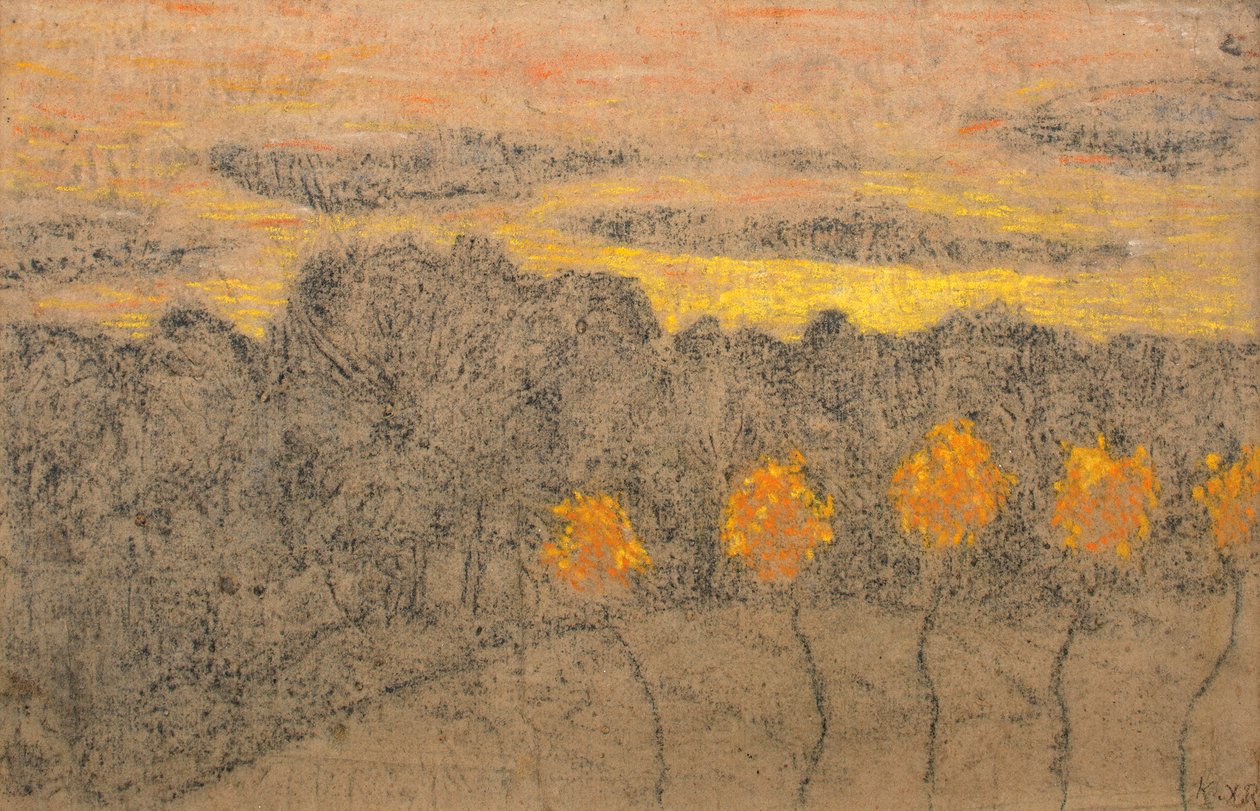 Landschaft mit gelben Bäumen, 1893-1895 von Ker Xavier Roussel
