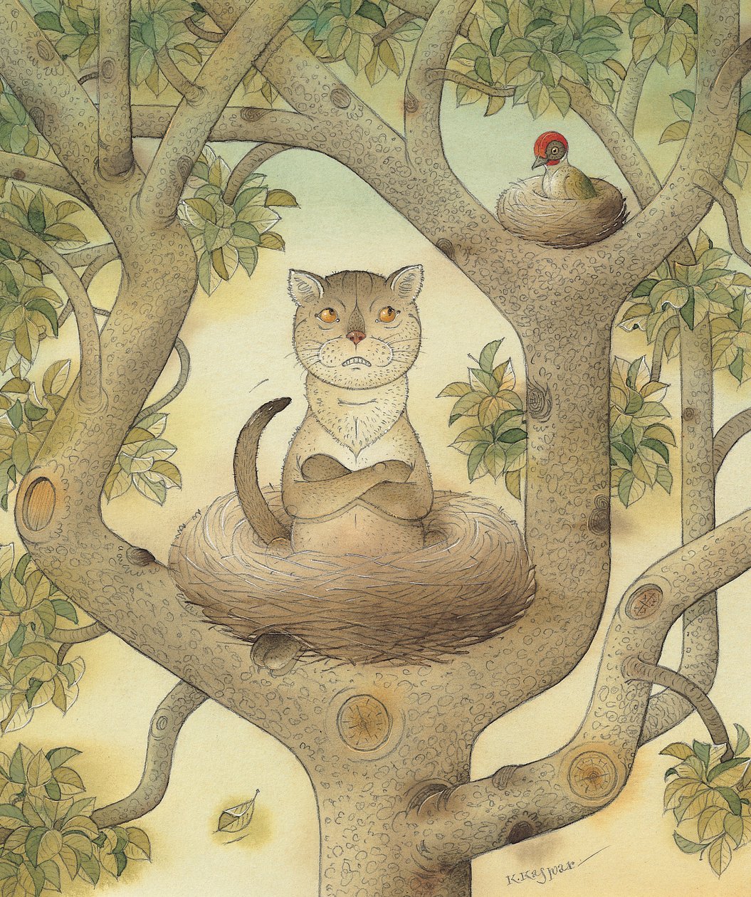 Fliegende Katze, 1005 von Kestutis Kasparavicius