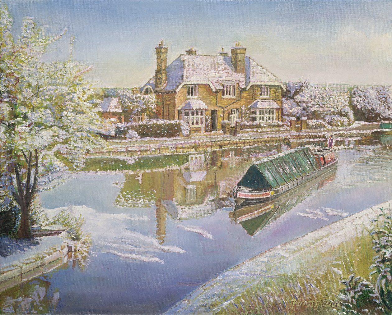 Norton Junction, 2003 von Kevin Guild of Railway Artist Parrish
