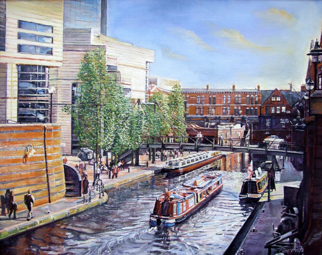 Passagierkreuzfahrt von Kevin Guild of Railway Artist Parrish