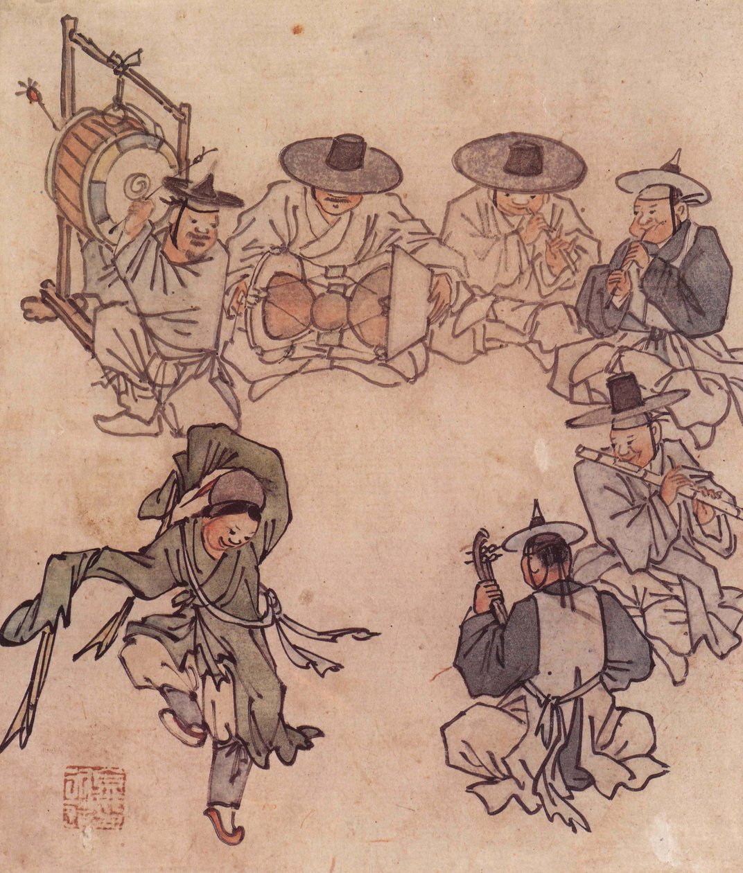 Ein tanzender Junge von Kim Hong Do