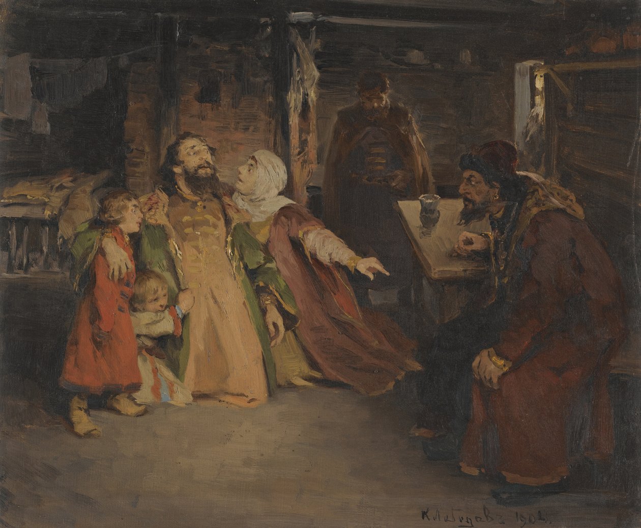 Iwan der Schreckliche von Klavdi Vasilyevich Lebedev