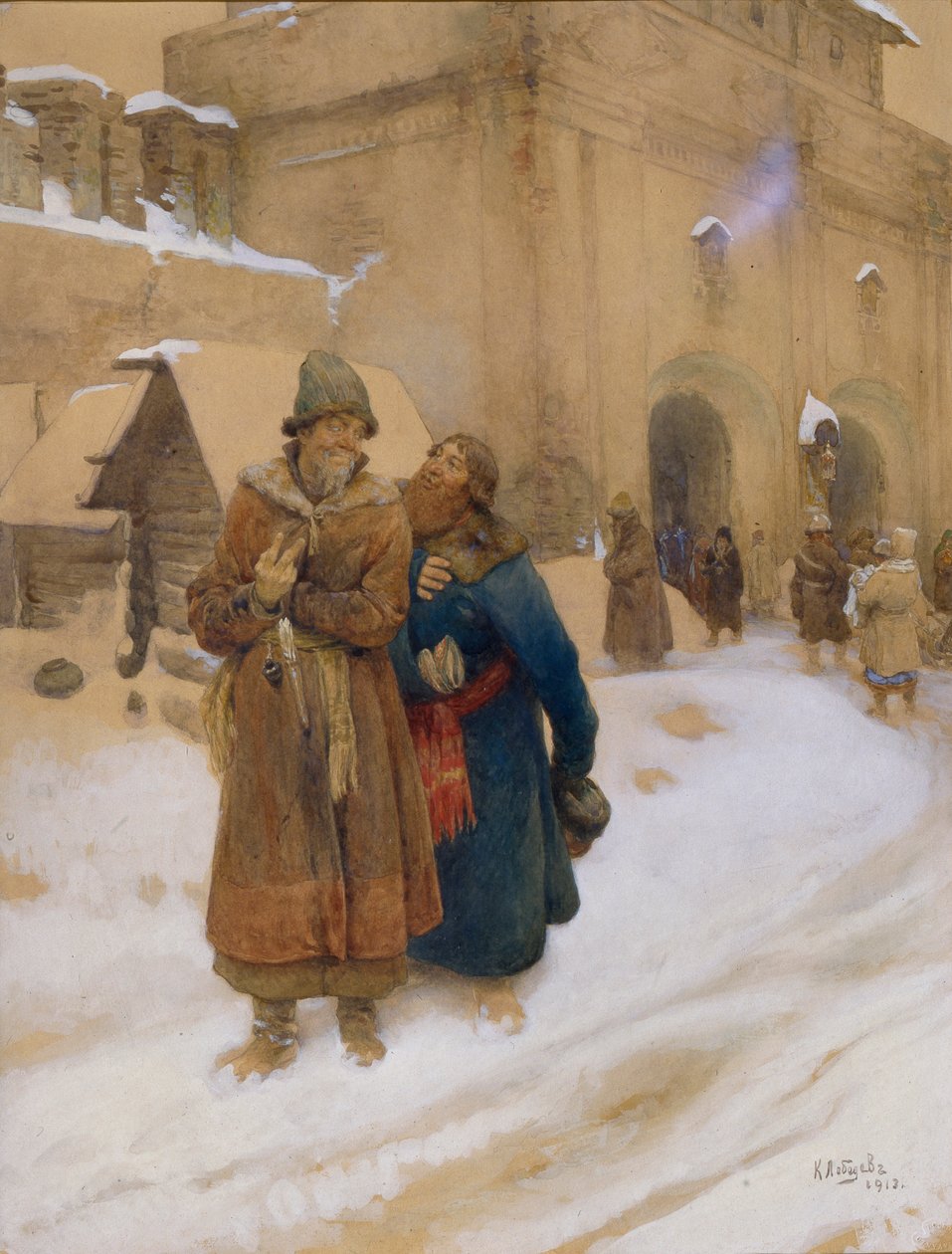 Podyachy, 1913 von Klavdiy Vasilievich Lebedev