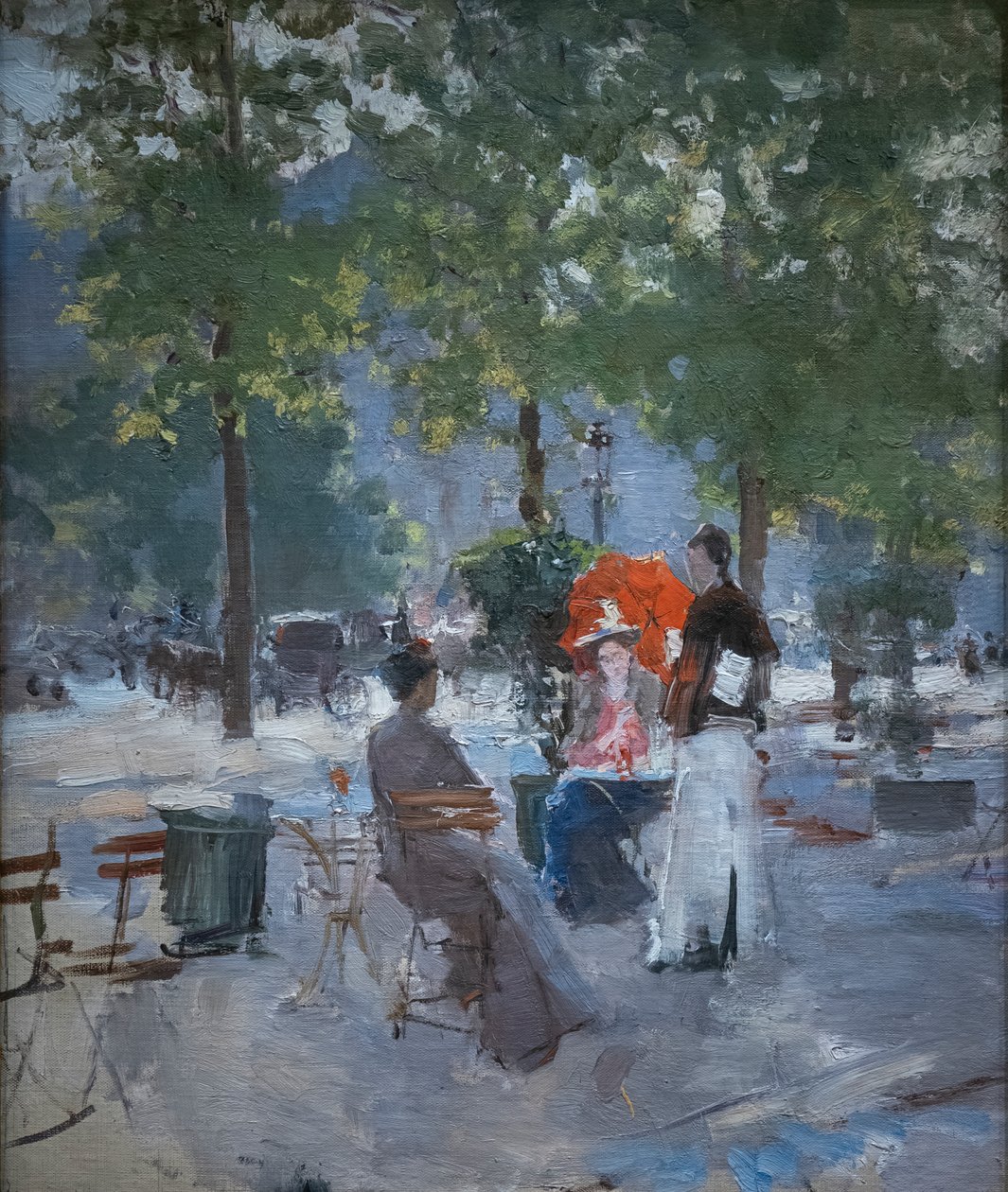 Ein Pariser Café von Konstantin Alekseevich Korovin