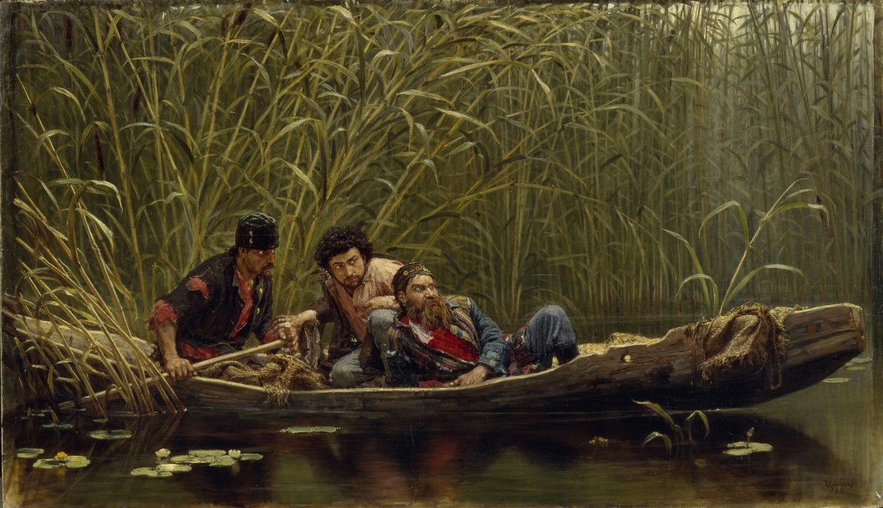Die schäbigen Männer, 1882 von Konstantin Apollonovich Savitsky