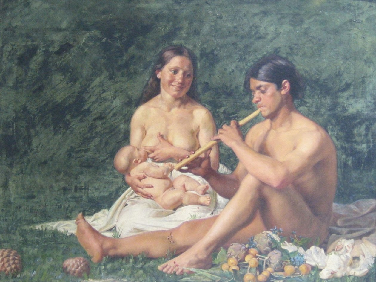 Jubal und Familie von Kristian Zahrtmann