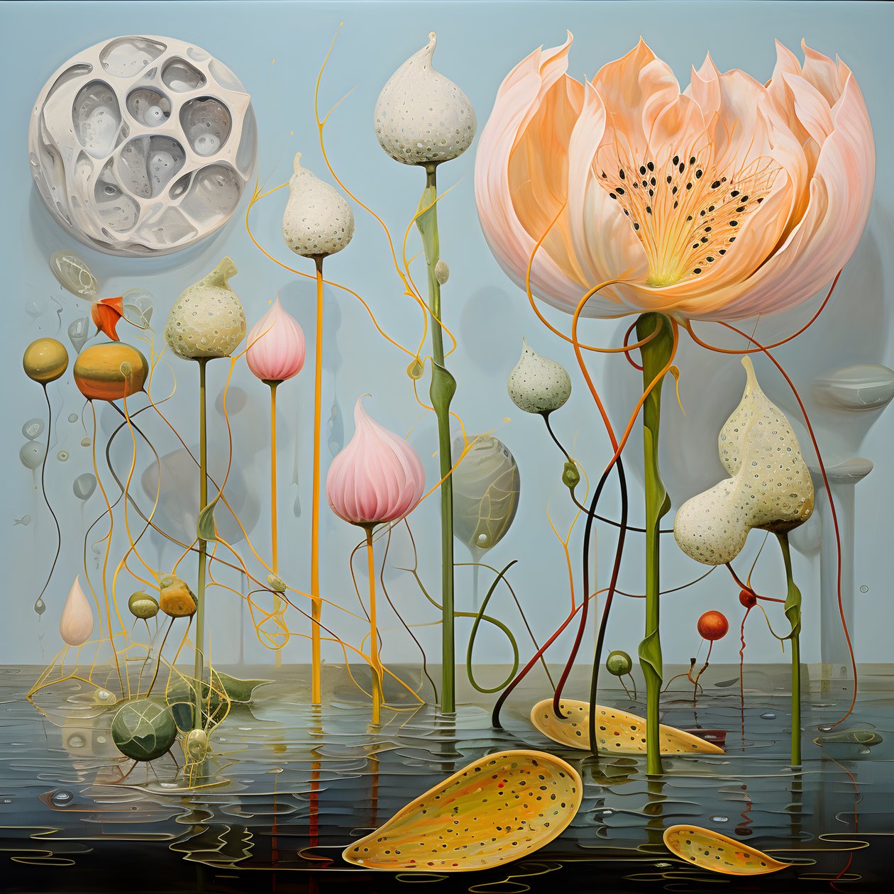 Lotusblumensamenschoten von Kurt Heppke