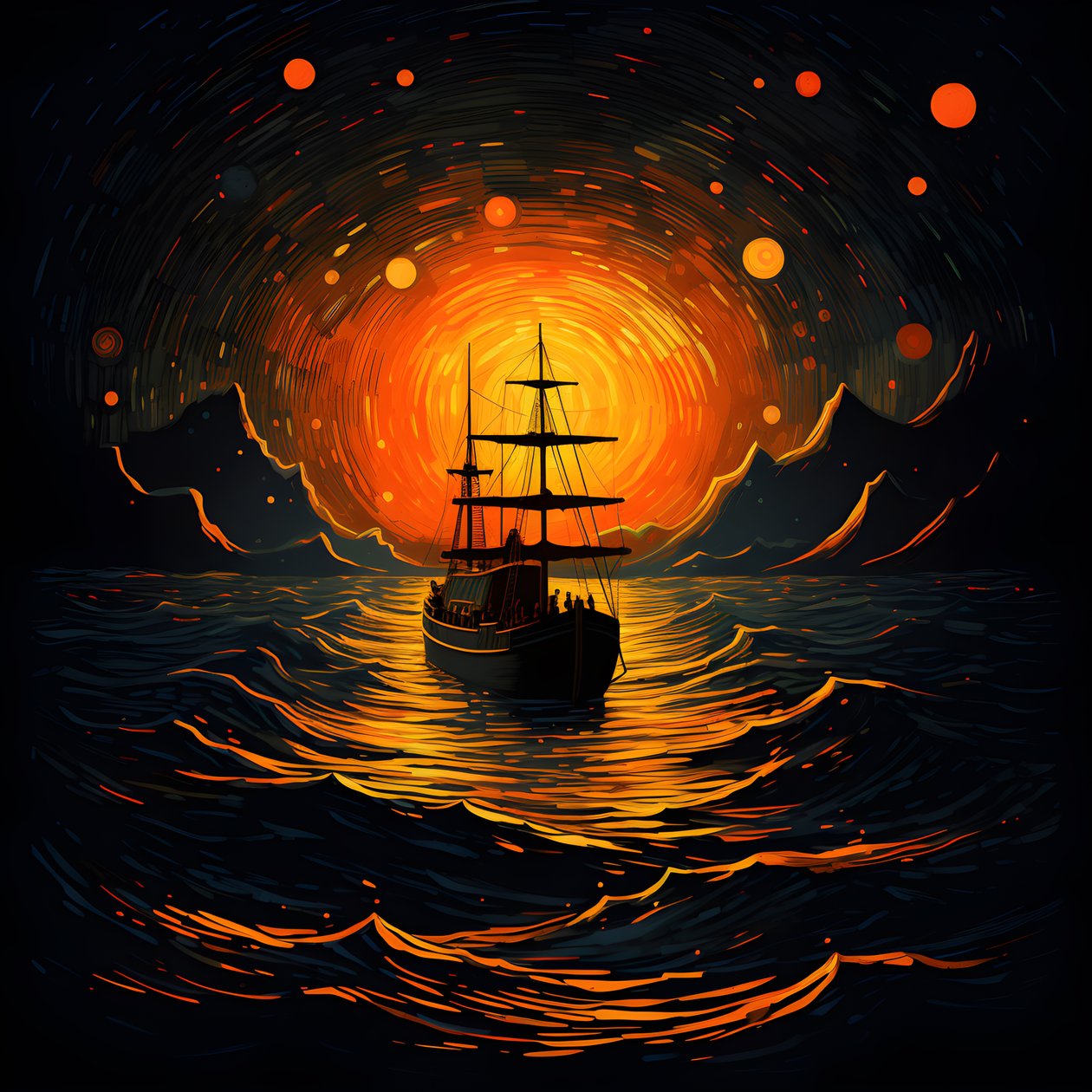 Das Kreuzfahrtschiff von Kurt Heppke