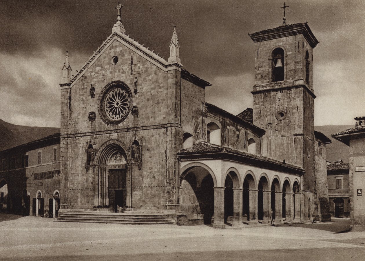 Italien: Norcia, S. Benedetto von Kurt Hielscher