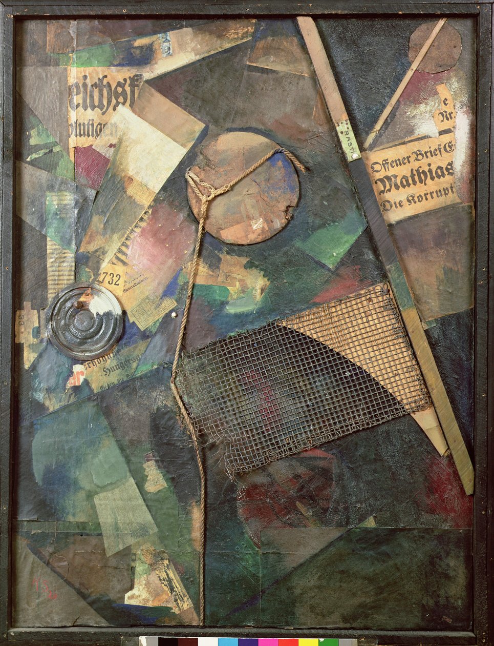 Merzbild von Kurt Schwitters