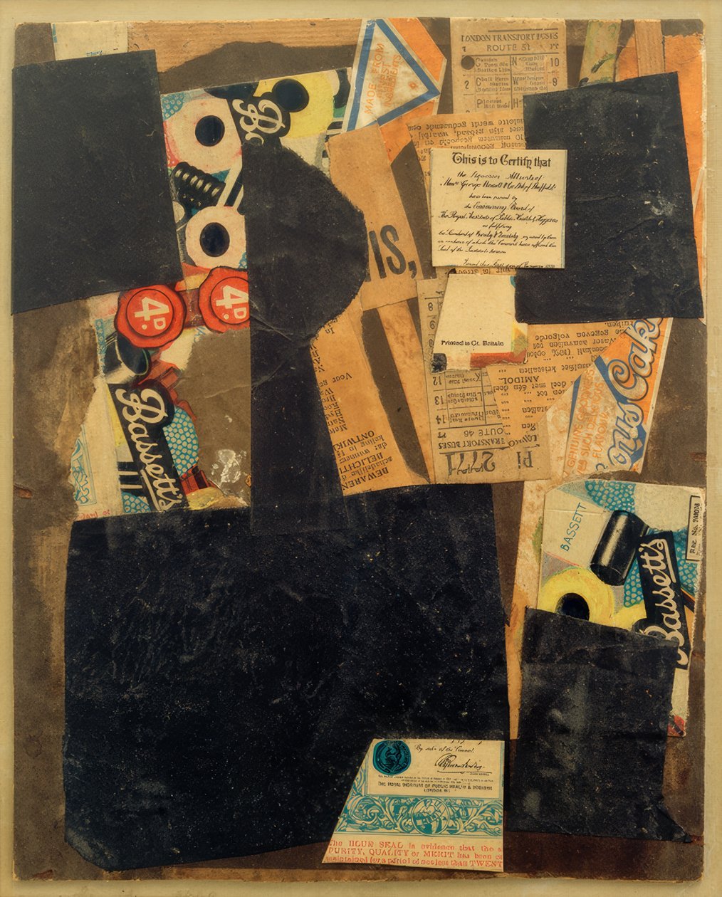 Ohne Titel (This is to Certify that) von Kurt Schwitters