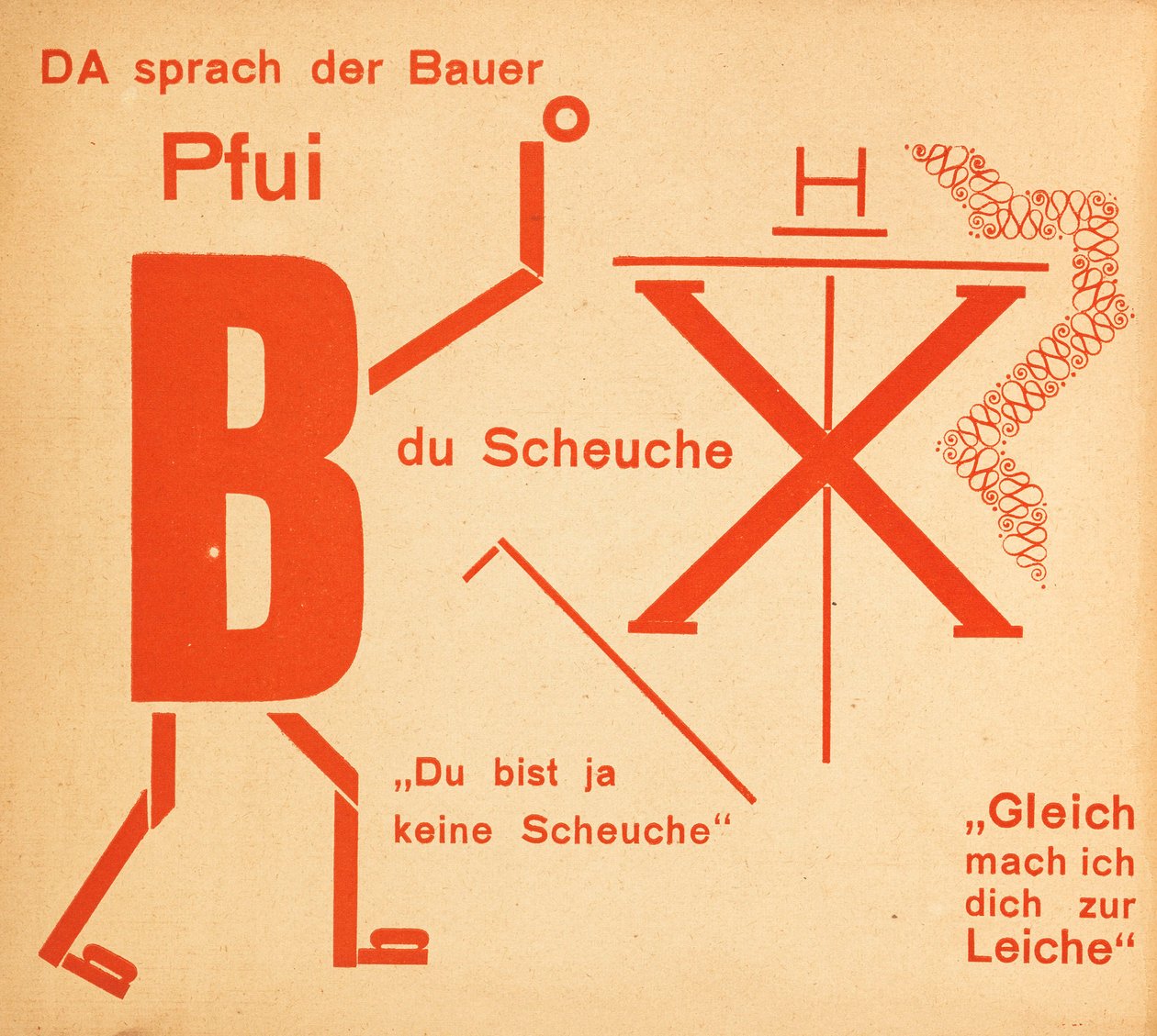 Die Vogelscheuche. Märchen, 1925 von Kurt Schwitters