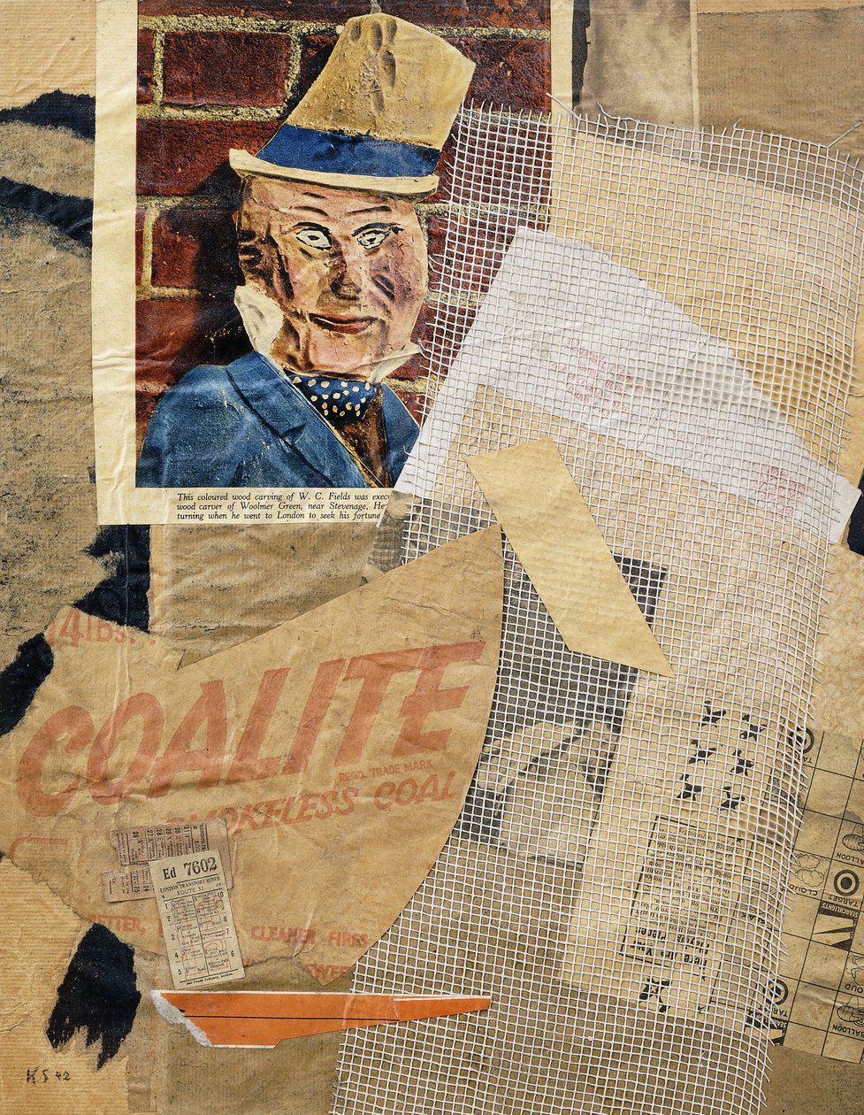 W.C. Fields von Kurt Schwitters