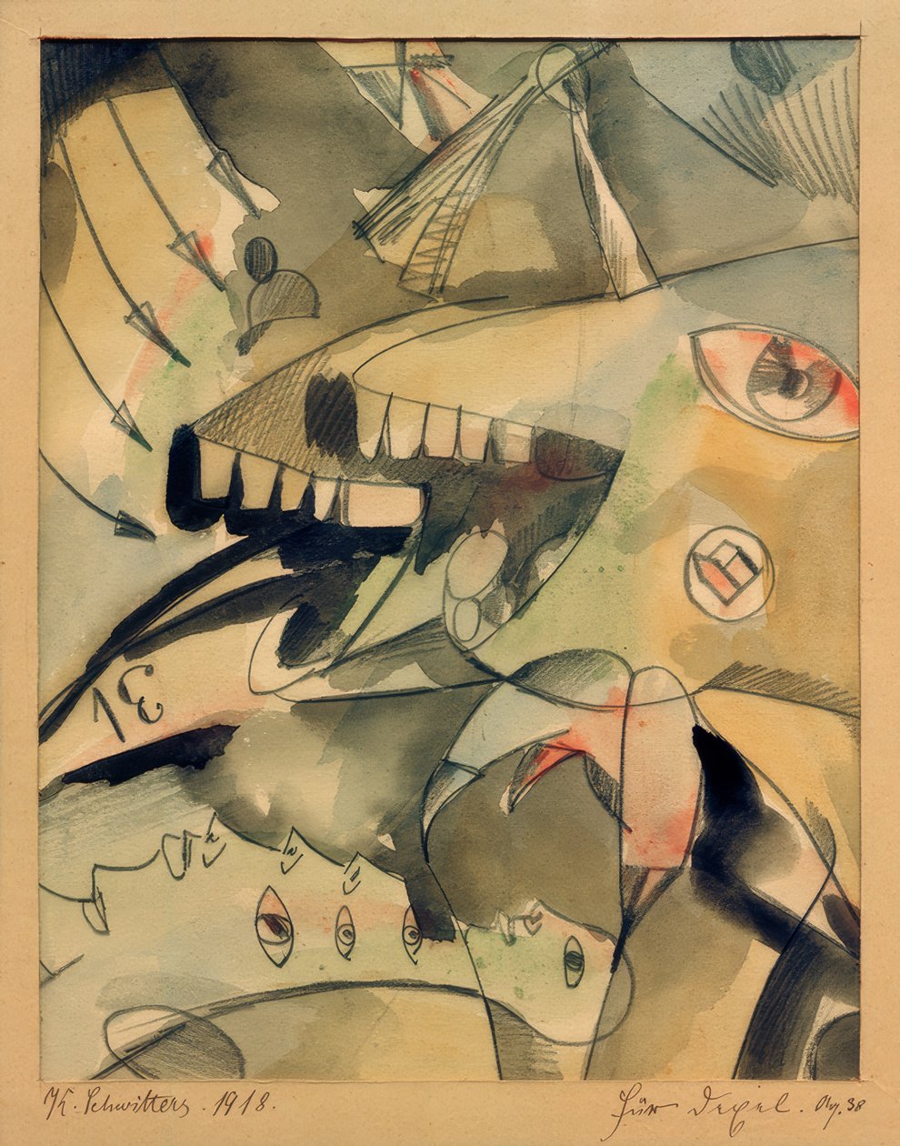 Für Dexel. Aq 38 von Kurt Schwitters