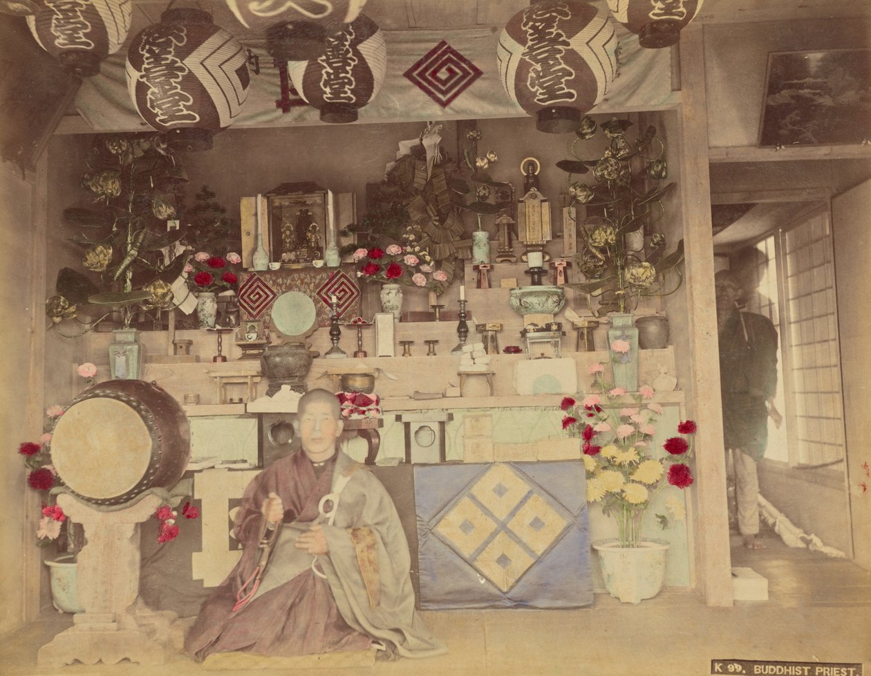 Buddhistischer Priester von Kusakabe Kimbei