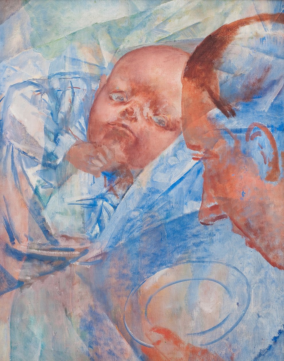 Mutter und Kind, 1922 von Kuzma Sergeevich Petrov Vodkin