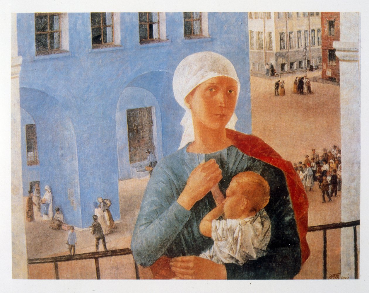 Petrograder Madonna von Kuzma Sergeevich Petrov Vodkin