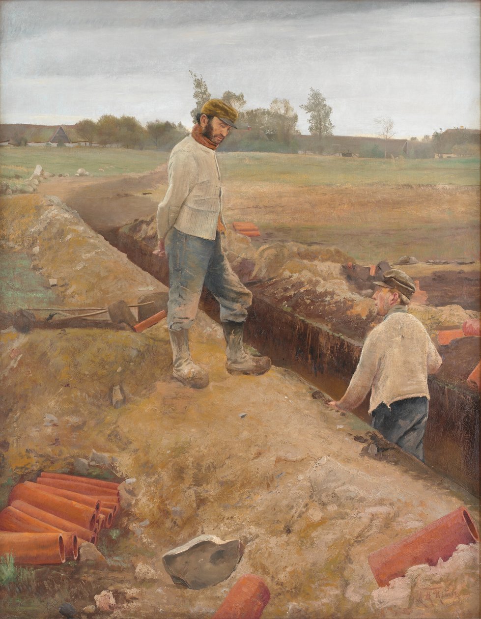 Grabenarbeiter von Laurits Andersen Ring
