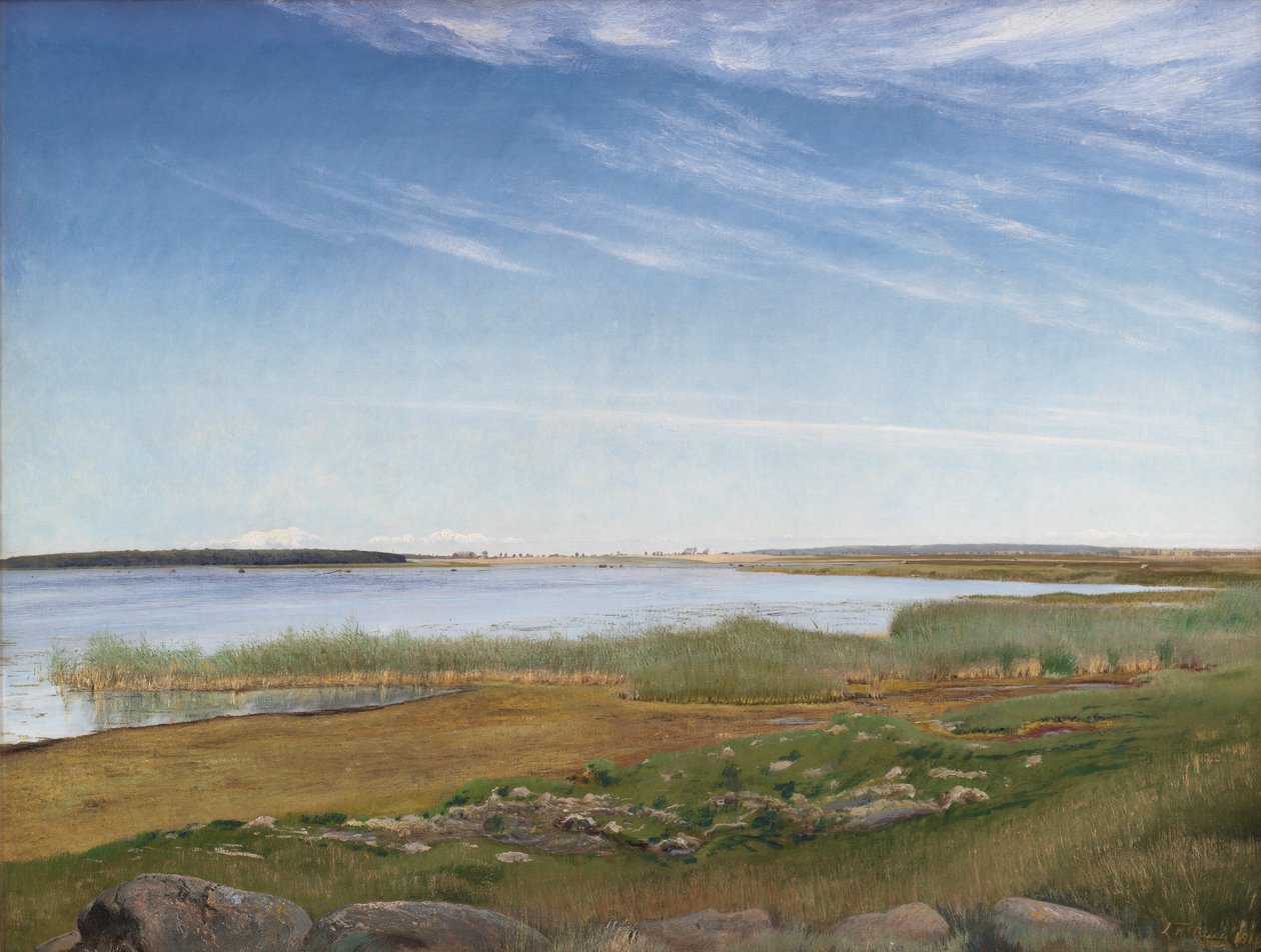 Der Fjord bei Karrebæksminde, Seeland von Laurits Andersen Ring