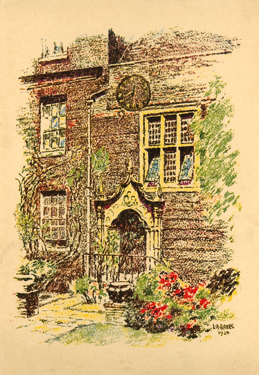 Staple Inn, London, 1924 von L. A. Hayes