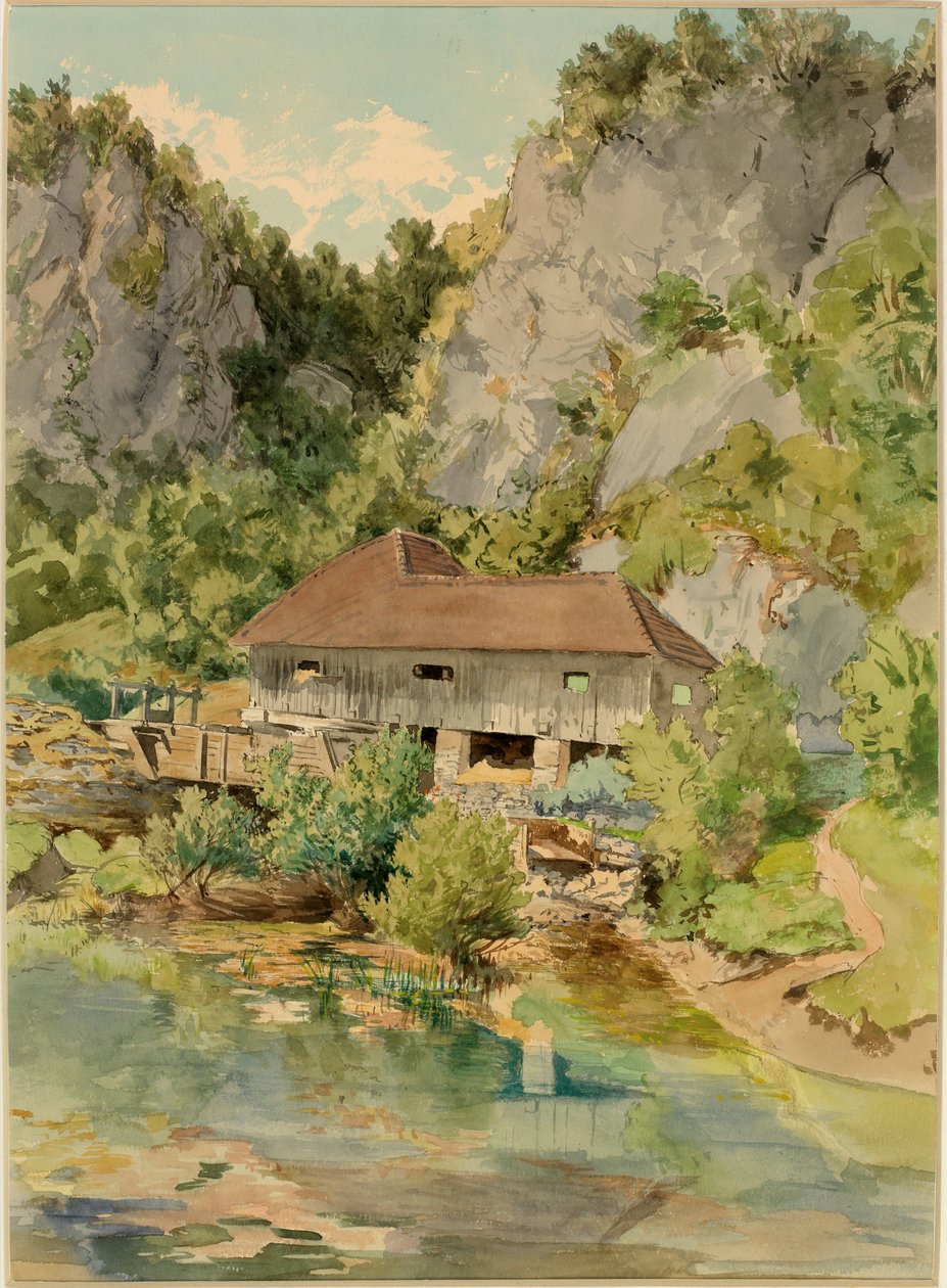Mocilnik - Die Quelle der Ljubljanica von Ladislav Benesch