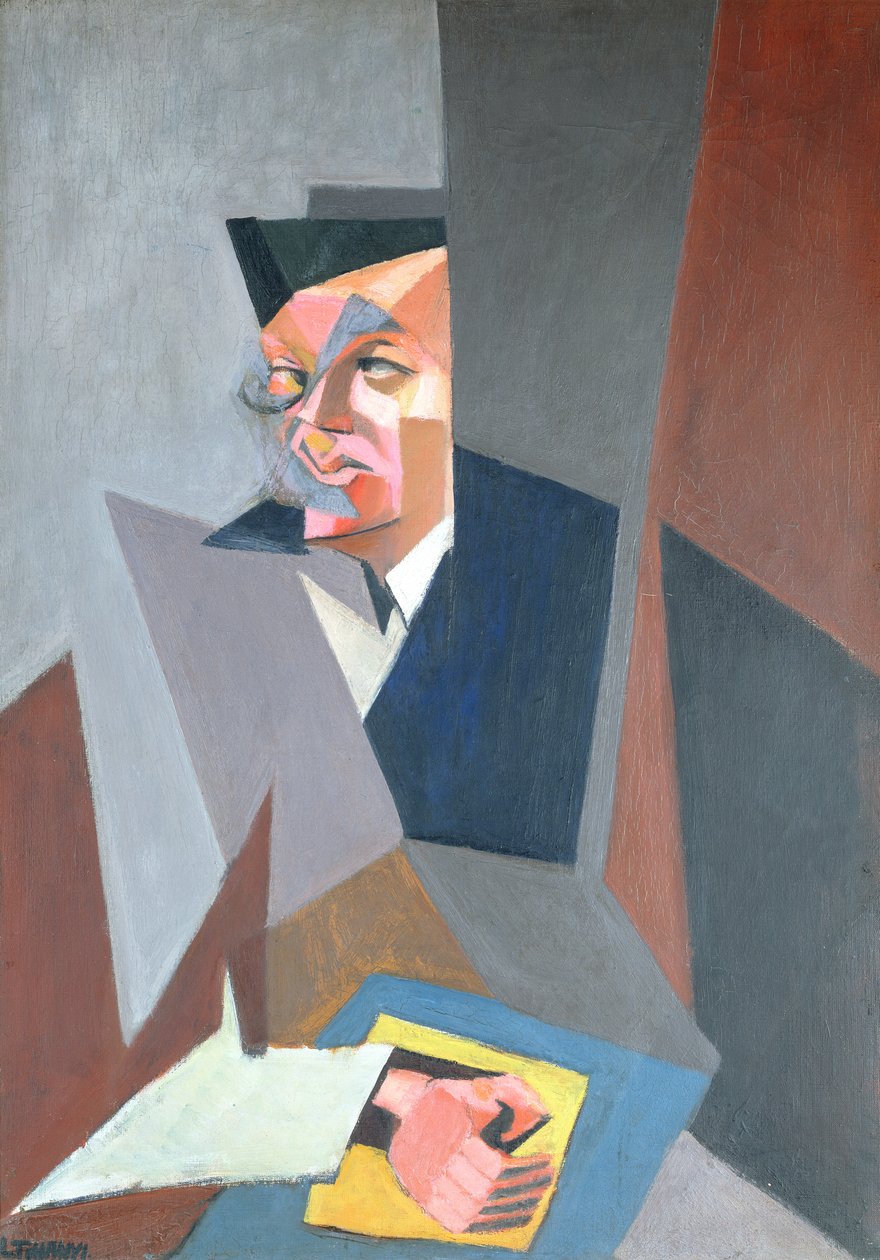 Porträt von Tristan Tzara von Lajos Tihanyi