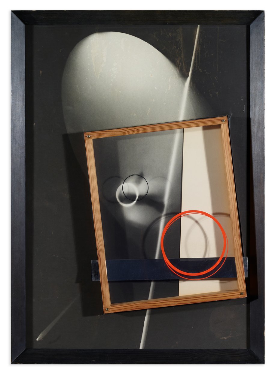 Komposition - Assemblage - Fotogramm, 1926 von Laszlo Moholy Nagy