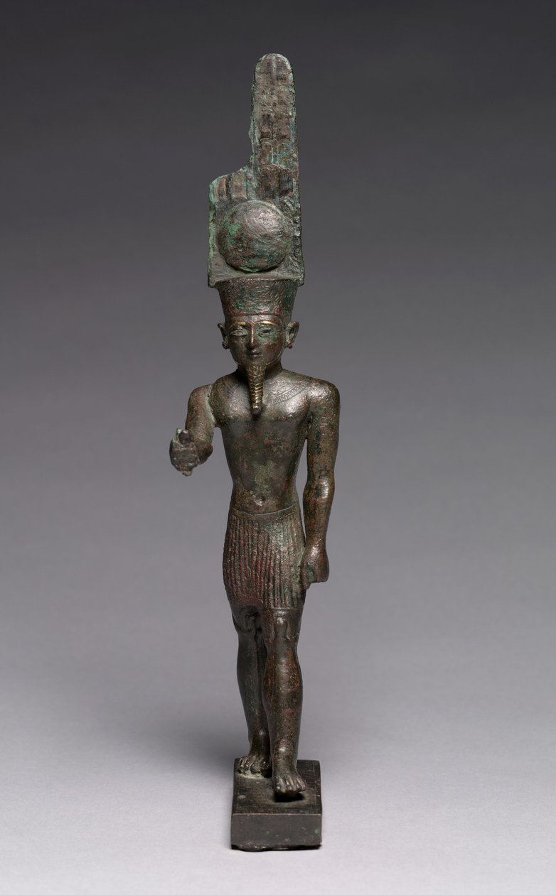 Statuette des Amen-Ra, 664-30 v. Chr. von Late Period Egyptian