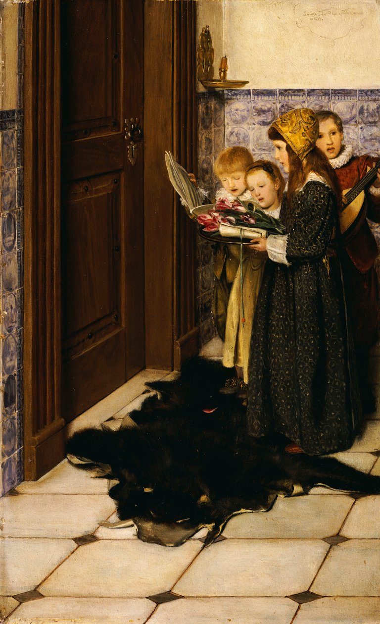 Ein Weihnachtslied von Laura Theresa Alma Tadema