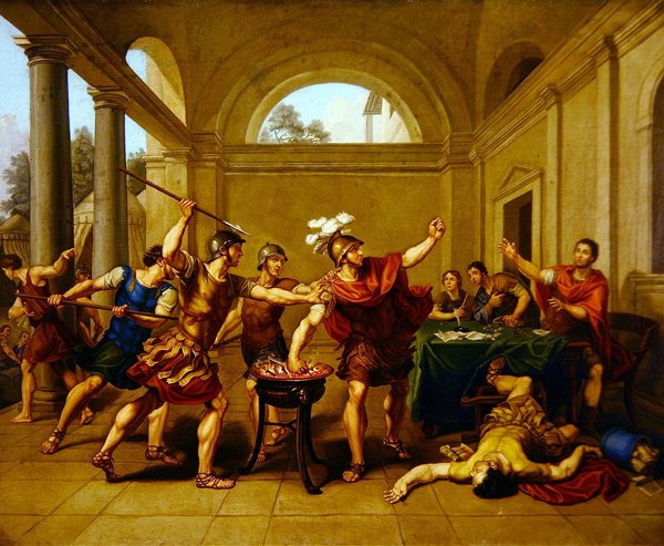 Mucius Scaevola, vor 1802 von Laurent Pecheux