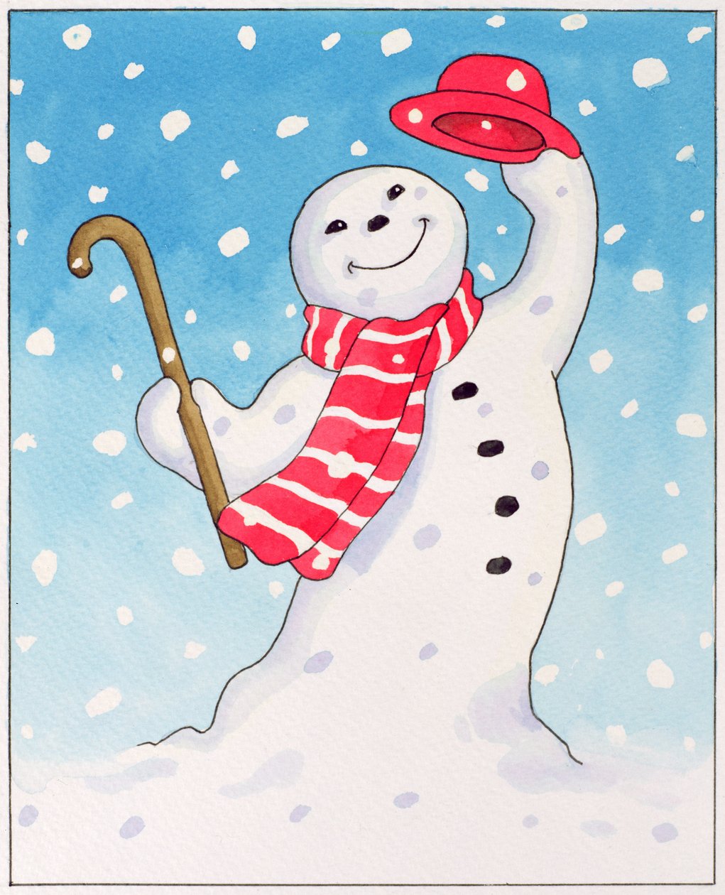 Tanzender Schneemann, 1996 von Lavinia Hamer