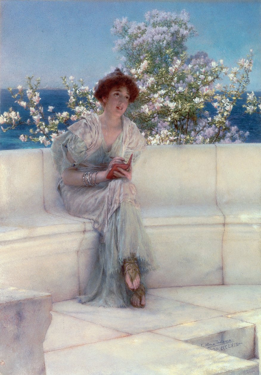 Der Frühling ist da, alles ist in Ordnung mit der Welt, 1902 von Lawrence Alma Tadema