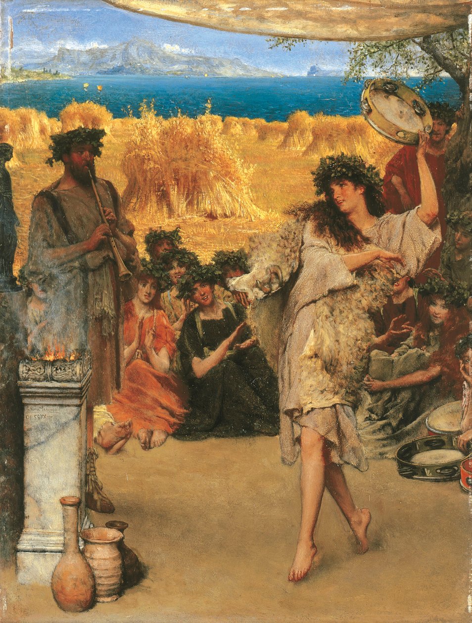 Ein Erntefest, 1880 von Lawrence Alma Tadema