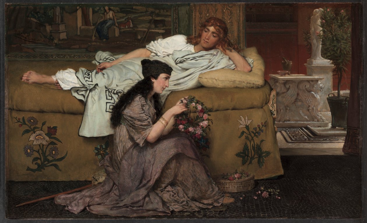 Glaucus und Nydia, 1867 von Lawrence Alma Tadema