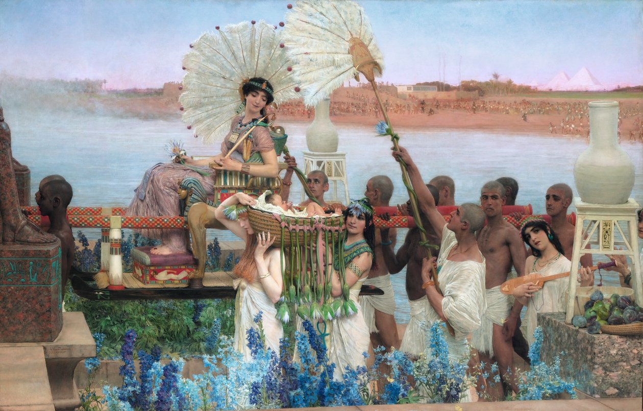 Die Auffindung des Moses von Lawrence Alma Tadema