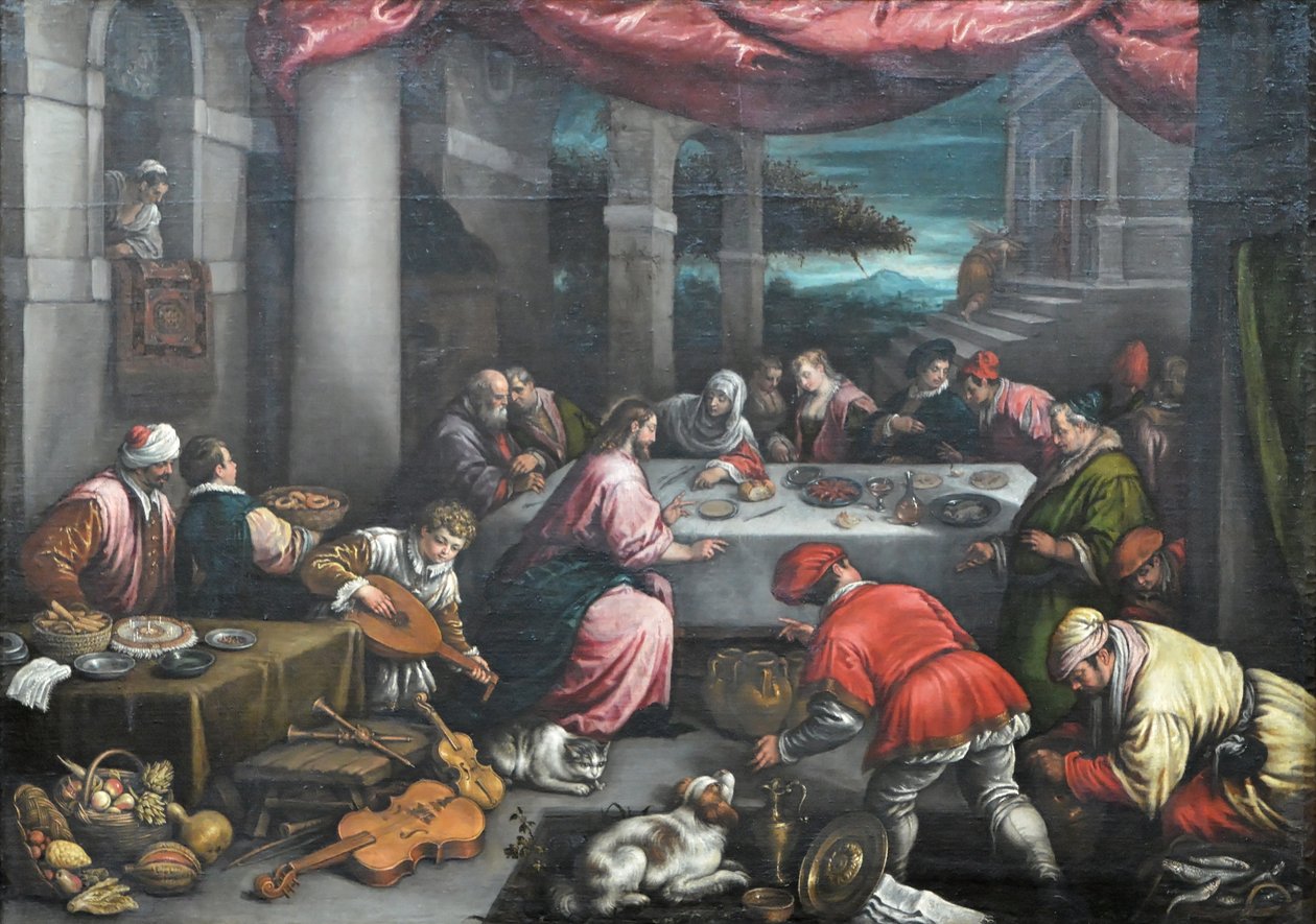 Die Hochzeit zu Kana von Leandro Bassano