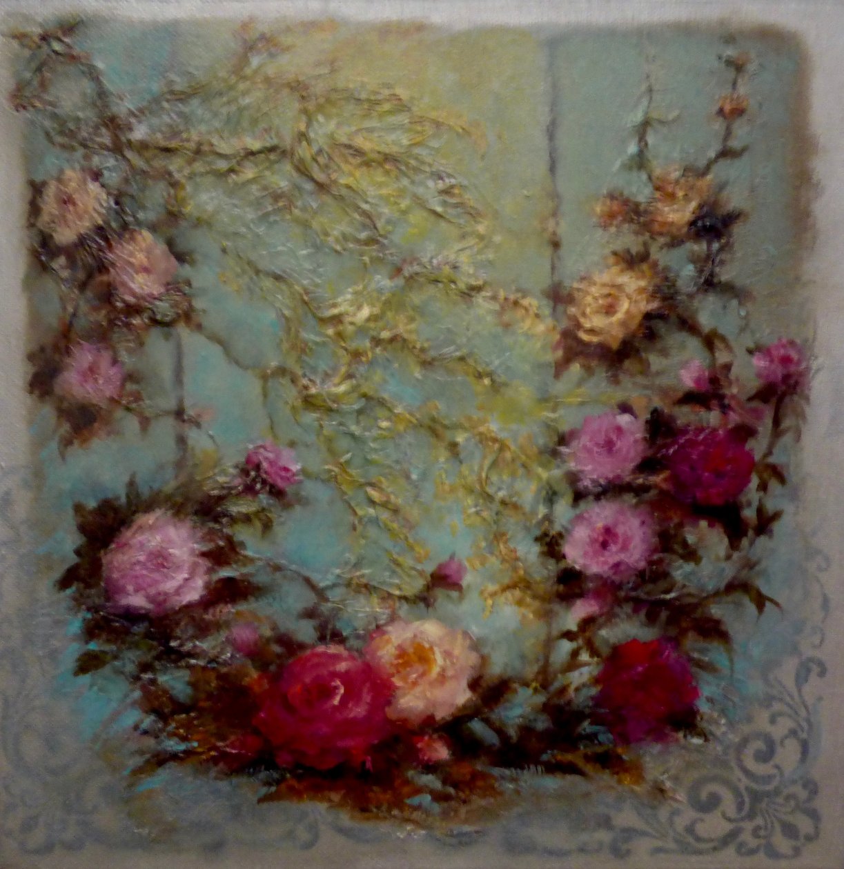 Antike Rosen, 2024 von Lee Campbell